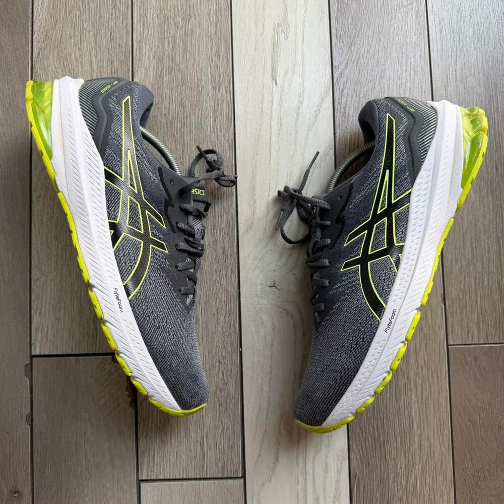 Asics gt 1000 11 gray neon size 12